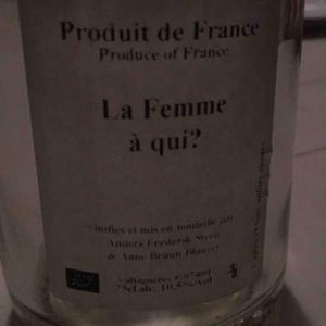 La Femme à qui? (Cider Grapes) - Anders Frederik Steen & Anne Bruun Blauert - Anders Frederik Steen & Anne Bruun Blauert 