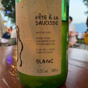 La Fête a la Saucisse - Domaine Piccard - Jean-Christophe Piccard 