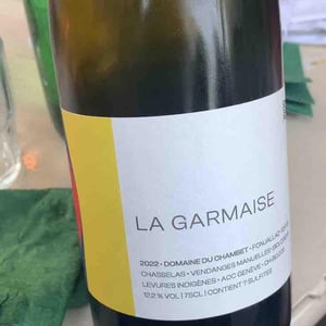 La Garmaise - Domaine du Chambet - Anthony Fonjallaz -2022