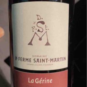 La Gerine - La Ferme Saint-Martin - Les Vins de Thomas - Sophie & Thomas Jullien 