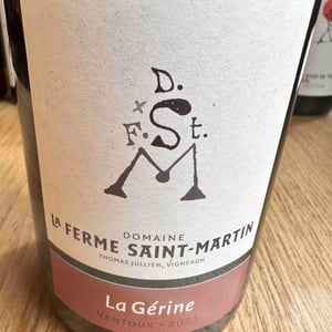 La Gerine - La Ferme Saint-Martin - Les Vins de Thomas - sophie-thomas-jullien