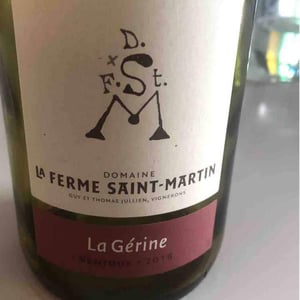 La Ferme Saint-Martin - Les Vins de Thomas - Sophie & Thomas Jullien - La Gerine