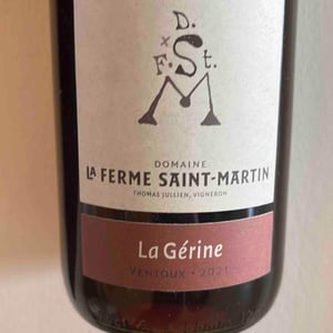 La Gerine - La Ferme Saint-Martin - Les Vins de Thomas - Sophie & Thomas Jullien 