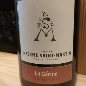 La Gerine - La Ferme Saint-Martin - Les Vins de Thomas - sophie-thomas-jullien