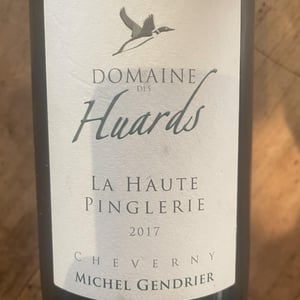 La Haute Pinglerie - Domaine des Huards - Jocelyne & Michel Gendrier -2017