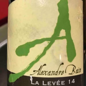 Domaine Alexandre Bain - Alexandre Bain - La Levée