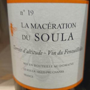 La Maceration Du Soula Orange - Le Soula - wendy-wilson