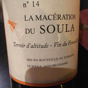 La Maceration Du Soula Orange n°14 - Le Soula - Wendy Wilson