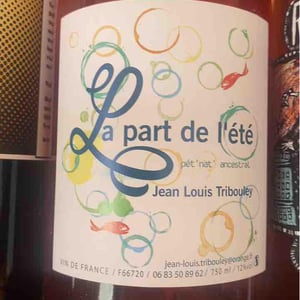La Part de l'Été - Tribouley - jean-louis-tribouley