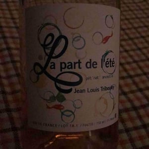 Tribouley - Jean-Louis Tribouley - La Part de l'Été