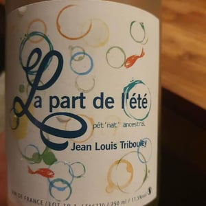 Tribouley - Jean-Louis Tribouley - La Part de l'Été