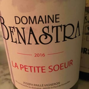 La Petite Sœur - Domaine Benastra - joseph-paille