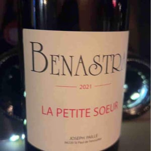 La Petite Sœur - Domaine Benastra - joseph-paille