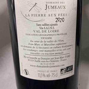 La Pierre aux Fées - Domaine des Jumeaux - Maryline & Jean-Marc Tard 
