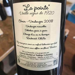La Pointe Vieilles Vignes - Les Vignes Herbel / Nadège Wines - Nadège Herbel 