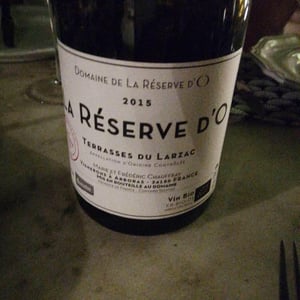 La Réserve D'O (Rouge) - Domaine de La Réserve d'O - Marie & Frédéric Chauffray 