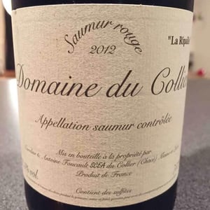 Domaine du Collier - Antoine & Caroline Foucault - Saumur Rouge - "La Ripaille"