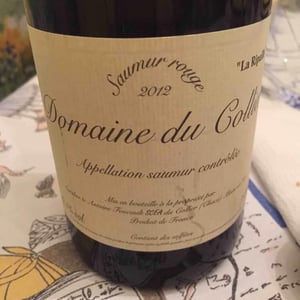 Domaine du Collier - Antoine & Caroline Foucault - Saumur Rouge - "La Ripaille"