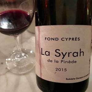La Syrah de la Pinède - Fond Cyprès - Rodolphe Gianesini & Laetitia Ourliac 