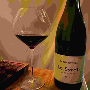 La Syrah de la Pinède - Fond Cyprès - Rodolphe Gianesini & Laetitia Ourliac 