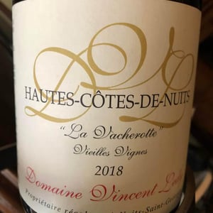 La Vacherotte - Vincent Ledy - Domaine Vincent Ledy -2018