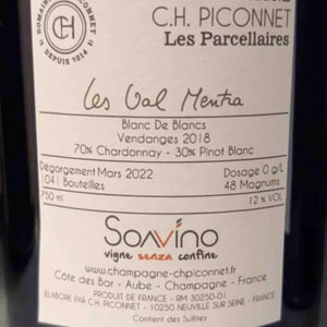 La val mentra - Champagne C.H. Piconnet - Agathe et Clément Piconnet -2018