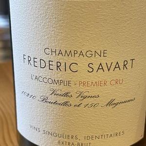 L’Accomplie - Champagne Savart - Frederic Savart 