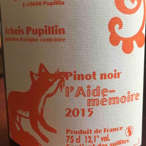 Domaine Bornard - Tony Bornard - L'Aide-Mémoire