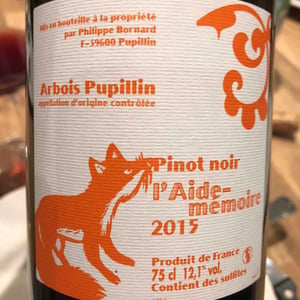 Domaine Bornard - Tony Bornard - L'Aide-Mémoire
