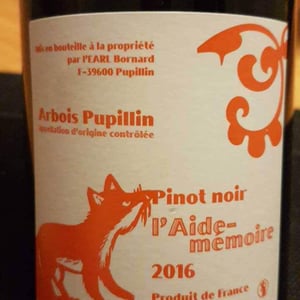Domaine Bornard - Tony Bornard - L'Aide-Mémoire