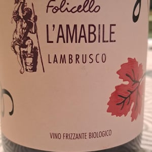 Lambrusco amabile - Folicello Società Agricola - Antonella & Marco Fontana 