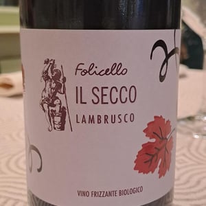 Lambrusco secco - Il Folicello - Marco & Antonella Folicello -2023
