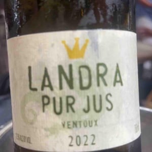 Landra Pur Jus (Blanc) - Château Landra - Cécile & Frédéric Renoux 