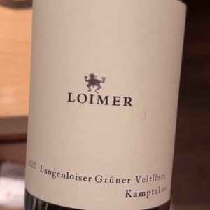 Langenloiser Gruner veltiner - Weingut Fred Loimer - Fred Loimer -2022
