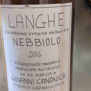 Langhe Nebbiolo - Azienda Agricola Giovanni Canonica - Giovanni Canonica 