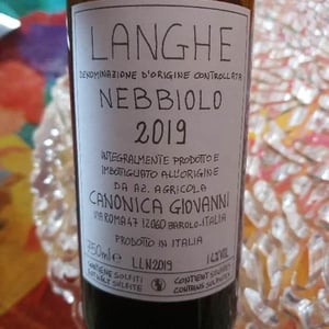 Langhe Nebbiolo - Azienda Agricola Giovanni Canonica - Giovanni Canonica 