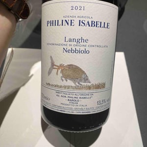 Nebbiolo - Azienda Agricola Philine Isabelle - Philine Isabelle -2020