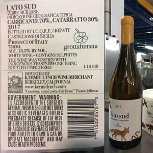 Lato Sud Carricante e Catarratto 2017 - Azienda Agricola Grottafumata - Mauro Cutuli & Mariangela Prestifilippo
