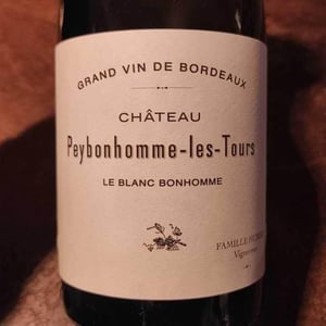 Le Blanc Bonhomme - Château Peybonhomme Les Tours - Vignobles Hubert - famille-hubert