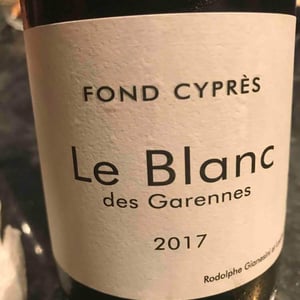 LE BLANC DES GARENNES - Fond Cyprès - rodolphe-gianesini-laetitia-ourliac