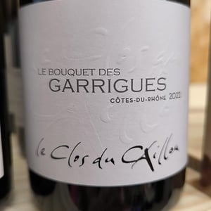 Le bouquet des garrigues - Le Clos Du Caillou - bruno-gaspard-sylvie-vacheron -2022