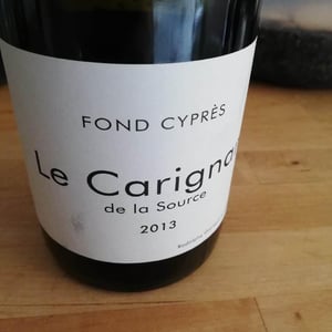 Fond Cyprès - Rodolphe Gianesini & Laetitia Ourliac - Le Carignan de la Source