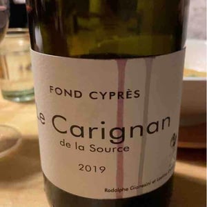 Le Carignan de la Source - Fond Cyprès - Rodolphe Gianesini & Laetitia Ourliac 