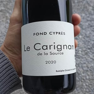 Le Carignan de la Source - Fond Cyprès - rodolphe-gianesini-laetitia-ourliac