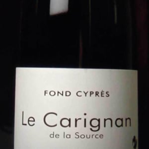 Le Carignan de la Source - Fond Cyprès - Rodolphe Gianesini & Laetitia Ourliac 