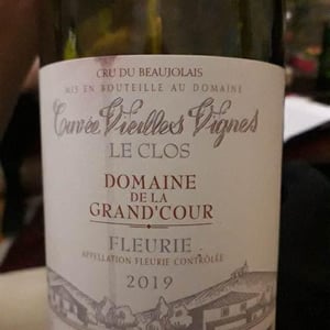 Le Clos Cuvée Vieilles Vignes - Domaine de la Grand'Cour - jean-louis-dutraive