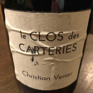 Christian Venier - Christian Venier - Le Clos des Carteries Rouge