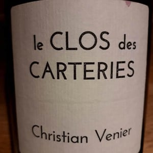 Christian Venier - Christian Venier - Le Clos des Carteries Rouge