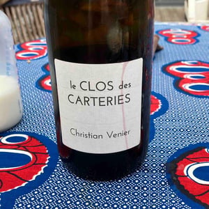 Le Clos des Carteries Rouge - Christian Venier - Christian Venier 