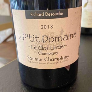 Le clos lintier - Le P’tit Domaine - Richard Desouches -2018